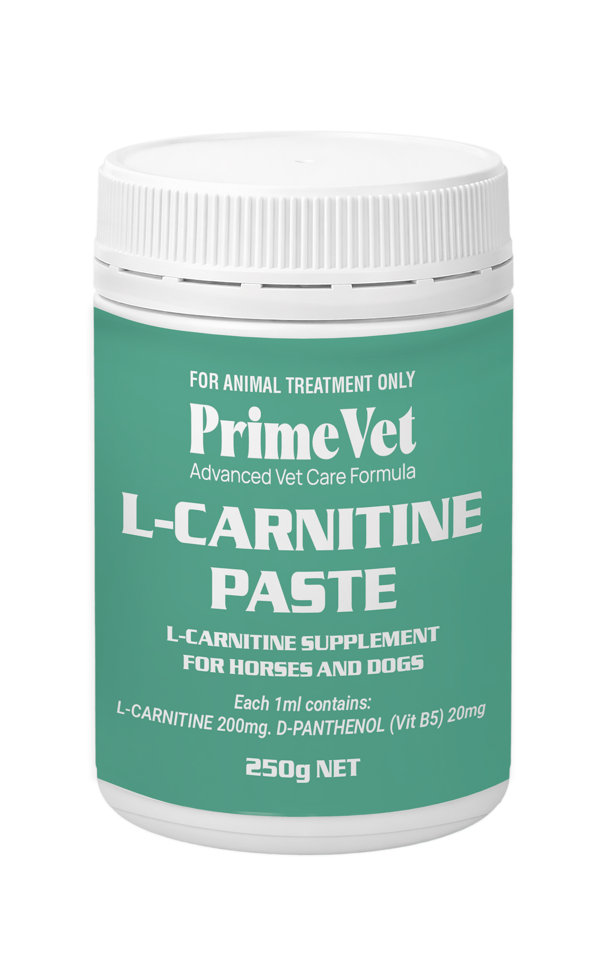 PrimeVet™ L-Carnitine Paste for Horses and Dogs 250g